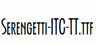 Serengetti-ITC-TT.ttf