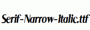 Serif-Narrow-Italic.ttf