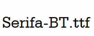 Serifa-BT.ttf