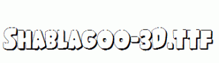 Shablagoo-3D.ttf