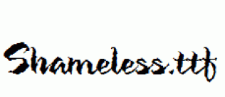 Shameless.ttf