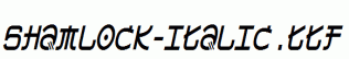 Shamlock-Italic.ttf