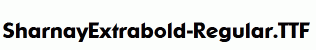 SharnayExtrabold-Regular.ttf