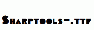 Sharptools-.ttf