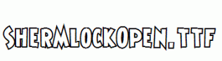 ShermlockOpen.ttf