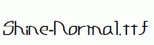 Shine-Normal.ttf
