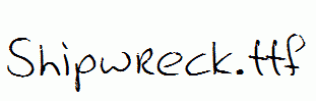 Shipwreck.ttf