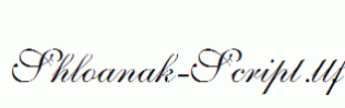 Shloanak-Script.ttf