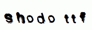 Shodo.ttf