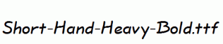 Short-Hand-Heavy-Bold.ttf