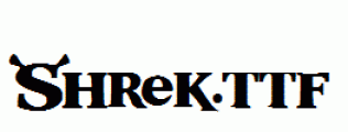 Shrek.ttf