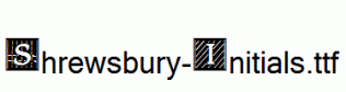 Shrewsbury-Initials.ttf