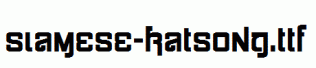 Siamese-Katsong.ttf
