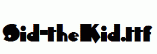 Sid-theKid.ttf