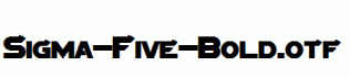 Sigma-Five-Bold.otf