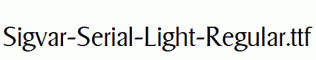 Sigvar-Serial-Light-Regular.ttf