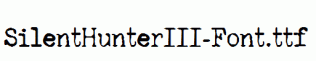 SilentHunterIII-Font.ttf