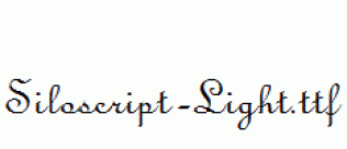 Siloscript-Light.ttf