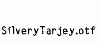 SilveryTarjey.otf