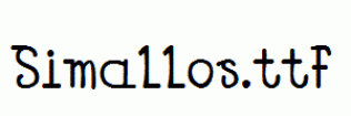 Simallos.ttf