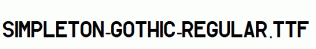 Simpleton-Gothic-Regular.ttf