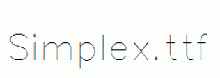 Simplex.ttf