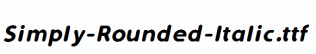 Simply-Rounded-Italic.ttf