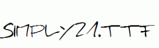 Simply21.ttf