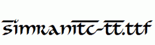 SimranITC-TT.ttf