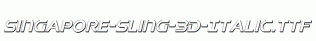 Singapore-Sling-3D-Italic.ttf