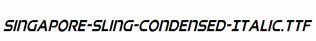Singapore-Sling-Condensed-Italic.ttf