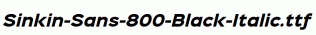Sinkin-Sans-800-Black-Italic.ttf
