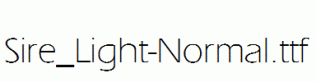 Sire_Light-Normal.ttf