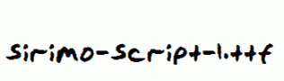 Sirimo-Script-1.ttf