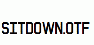 Sitdown.otf