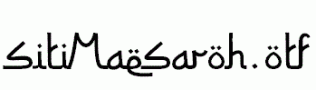 SitiMaesaroh.otf