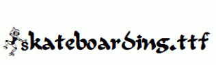 Skateboarding.ttf