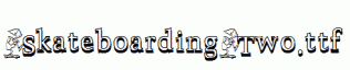 SkateboardingTwo.ttf