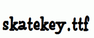 Skatekey.ttf