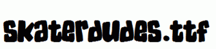 SkaterDudes.ttf
