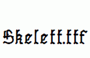 Skelett.ttf