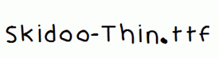 Skidoo-Thin.ttf