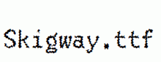Skigway.ttf