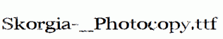 Skorgia-_Photocopy.ttf