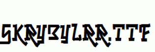 Skrybylrr.ttf