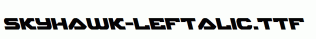 Skyhawk-Leftalic.ttf