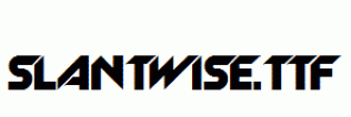 Slantwise.ttf