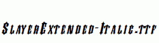 SlayerExtended-Italic.ttf