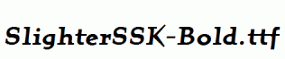 SlighterSSK-Bold.ttf
