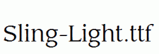 Sling-Light.ttf